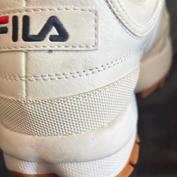 Fila Women's White and Gum Sneakers - Picture 4 of 12